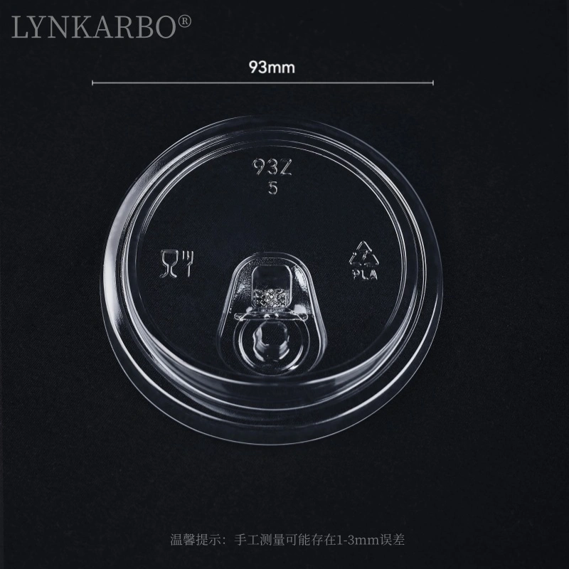 Tapa sin popote de PLA de 93 mm