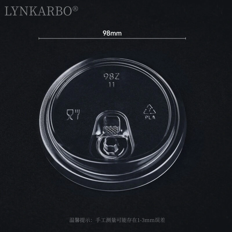 Tapa sin popote de PLA de 98 mm