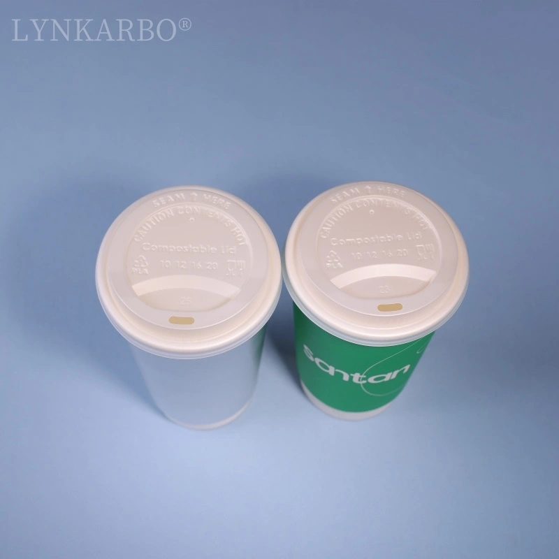 Cpla 90mm Direct Drinking Natural Color Cup Lid